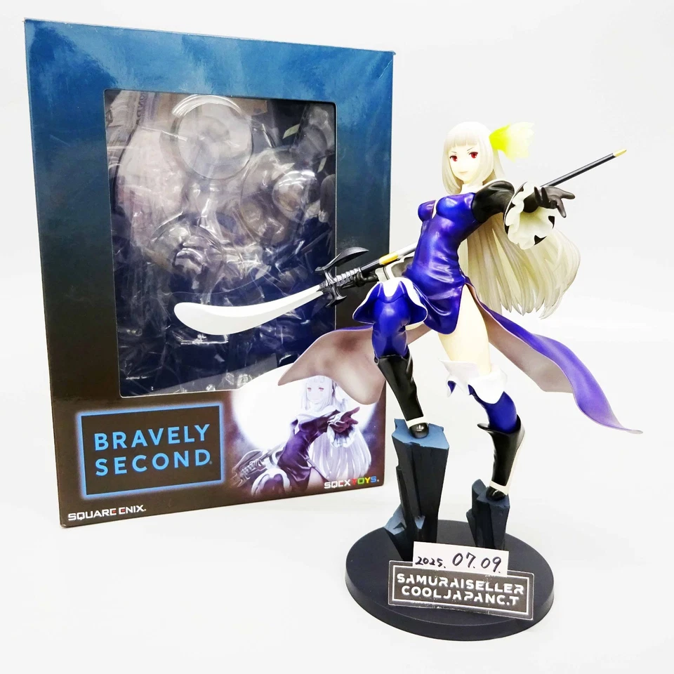 BRAVELY SECOND Magnolia 1/8 Scale PVC Painted Figure Japan SQUARE ENIX Used - Image 1 of 4