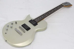 Guitarra Eléctrica Burny LS-38 para Zurdos Blanca Usada Envío Desde Japón - Imagen 1 de 10