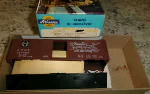 Athearn HO Kit#5014 40' Grand Canyon Bx Cr#145385 A T & S F Santa Fe All the Way - Picture 1 of 3