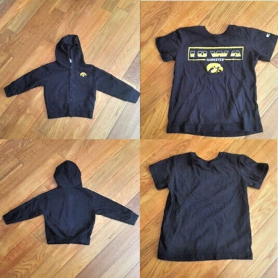 Caitlin's NCAA IOWA HAWKEYES: Infant Hoodie & Tshirt SIZE: 2T Cotton/Poly | VGUC - Image 1 of 4