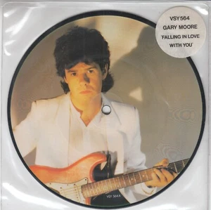 GARY MOORE - Falling In Love With You/ 1982 7" VINYL Picture Disc UK Import MINT - Picture 1 of 2