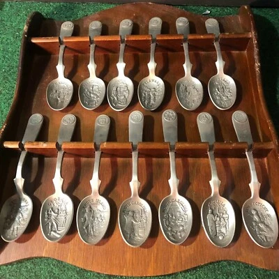 Franklin Pewter 13 States Spoons  - Image 1 of 4