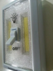 NEW 200 Lumen COB Brilliant Bright White Lights Mountable Anywhere Light Switch - Picture 1 of 3