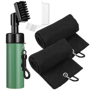 Golf Club Man Accesories Portable Ball Washer Reusable Brush - Picture 1 of 11