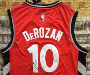 DeMar DeRozan Signed Autograph Toronto Raptors Jersey NBA Drake Proof Spurs - Picture 1 of 5