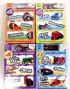 *ALL ABOUT* Children & Family DVD + FREE TOY - Construction, Cars & Trains, Farm - Imagen 1 de 5