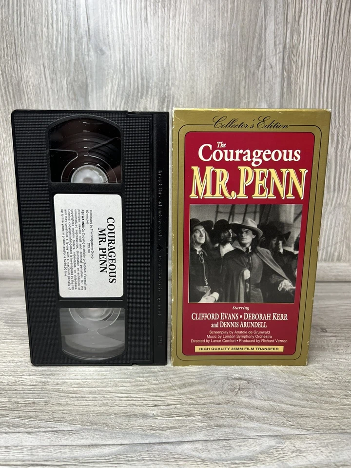 Courageous Mr. Penn (VHS, 2001) - Image 1 of 4