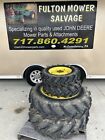 JOHN DEERE 3039R RIMS AND R1 TIRES GALAXY REAR 11.2-24 FRONT 7-14 RE253001 