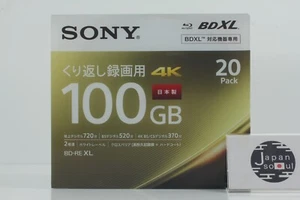 SONY BD-RE XL 20 Packs 100GB 20BNE3VEPS2 From JAPAN - Picture 1 of 24