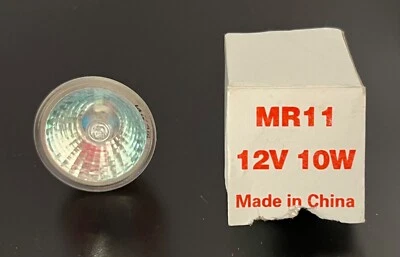 10 Watt 12 Volt MR11 Light Bulb, 30 Degree Flood J101 - Image 1 of 3