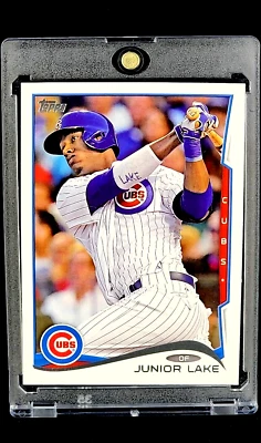 2014 Topps #10 Junior Lake Chicago Cubs Baseball Card - Image 1 of 4