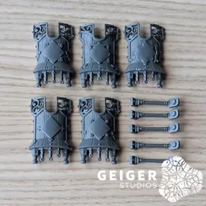 Warhammer Cities of Sigmar Bits | Freeguild Fusiliers | Pavis Shield 5x Set (B) - Picture 1 of 1