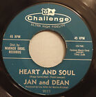 Hear It 60'S 45 Rpm Record Jan And Dean "Heart And Soul" From 1961