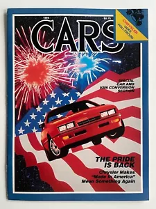 Chrysler Plymouth Dodge Cars USA Model Range Prospekt Magazin 1986 - Bild 1 von 2