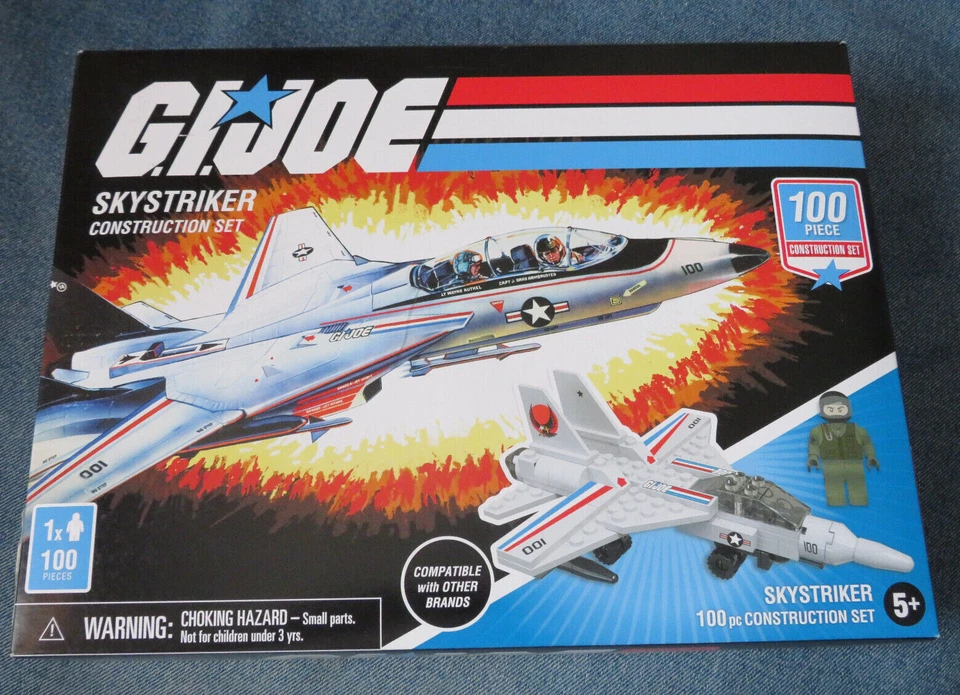 GI Joe Skystriker & Pilot 100 Pc. Construction Set NEW - Image 1 of 2