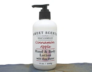 Hand & Body Lotion - Cinnamon Apple Handmade Lotion with Shea Butter - Bild 1 von 5