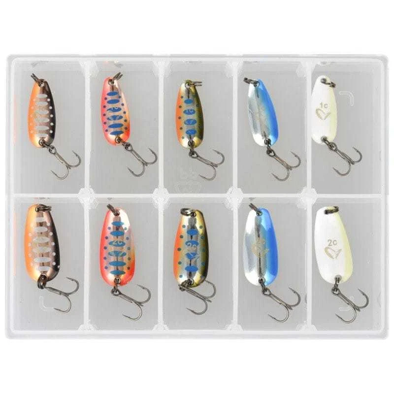 Savage Gear Nails Micro Spoon Kit 2 5g/3 5g 10stück Set Colour Mix Indicator