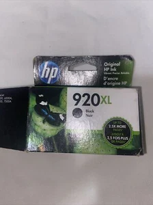 Genuine HP 920XL High Yield Black Ink Cartridge CD975AN NEW Missing Box 04/2021 - Picture 1 of 4