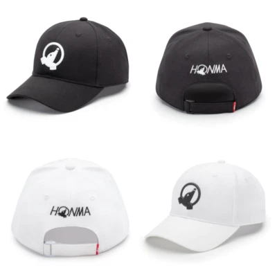 BLACK & WHITE New Honma All Weather Adjustable Golf Hat Cooling Sweat Band In Black Or White
