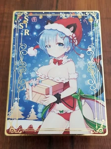 Rem - Re:Zero - Goddess Story Gold Metal SSR Card - Picture 1 of 4