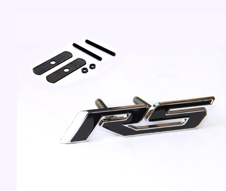 Black Grille RS Emblem Badge R S 3D for Camaro Foto 1 de 1