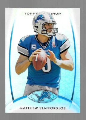 2012 Topps Platinum Football Singles Complete Your Set Pick From List NRMT - Image 1 of 3
