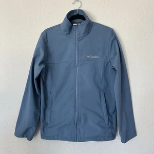 Columbia Softshelljacke Herren Small Blau Full Zip Windabweisend Taschen - Bild 1 von 8