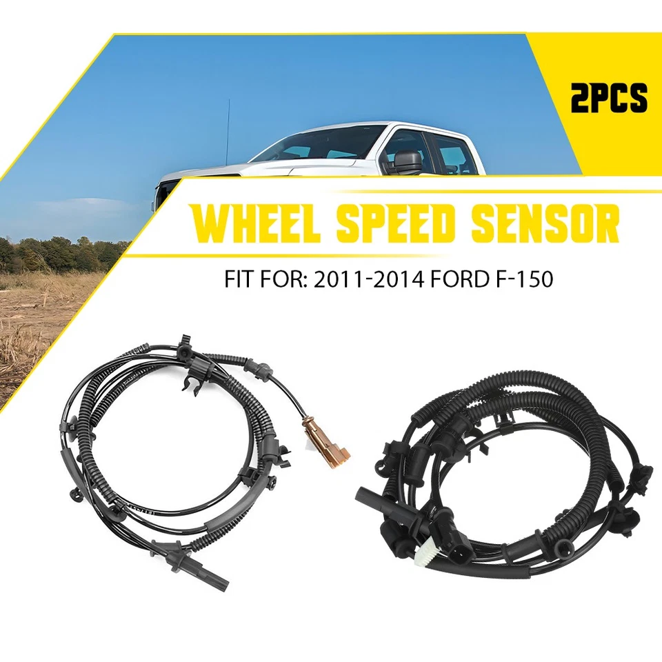 Par de sensores de rueda de velocidad ABS lado izquierdo derecho para Ford F150 F-150 2011-2014 Foto 1 de 4