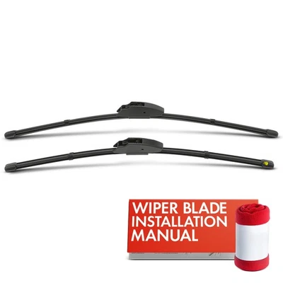 2 peças lâminas de limpador de para-brisa dianteiras 20" e 21" para Chrysler PT Cruiser 2001-2010 - Imagem 1 de 4