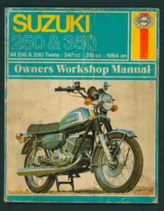 Suzuki GT250 T250 T350 T20 (64-76) Haynes Manual Hustler Rebel GT T 250 350 FP41 - Imagen 1 de 10