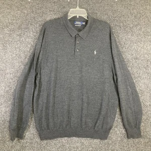Polo Ralph Lauren Herren 2XL Merinowolle Langarm Pullover Shirt - Bild 1 von 9