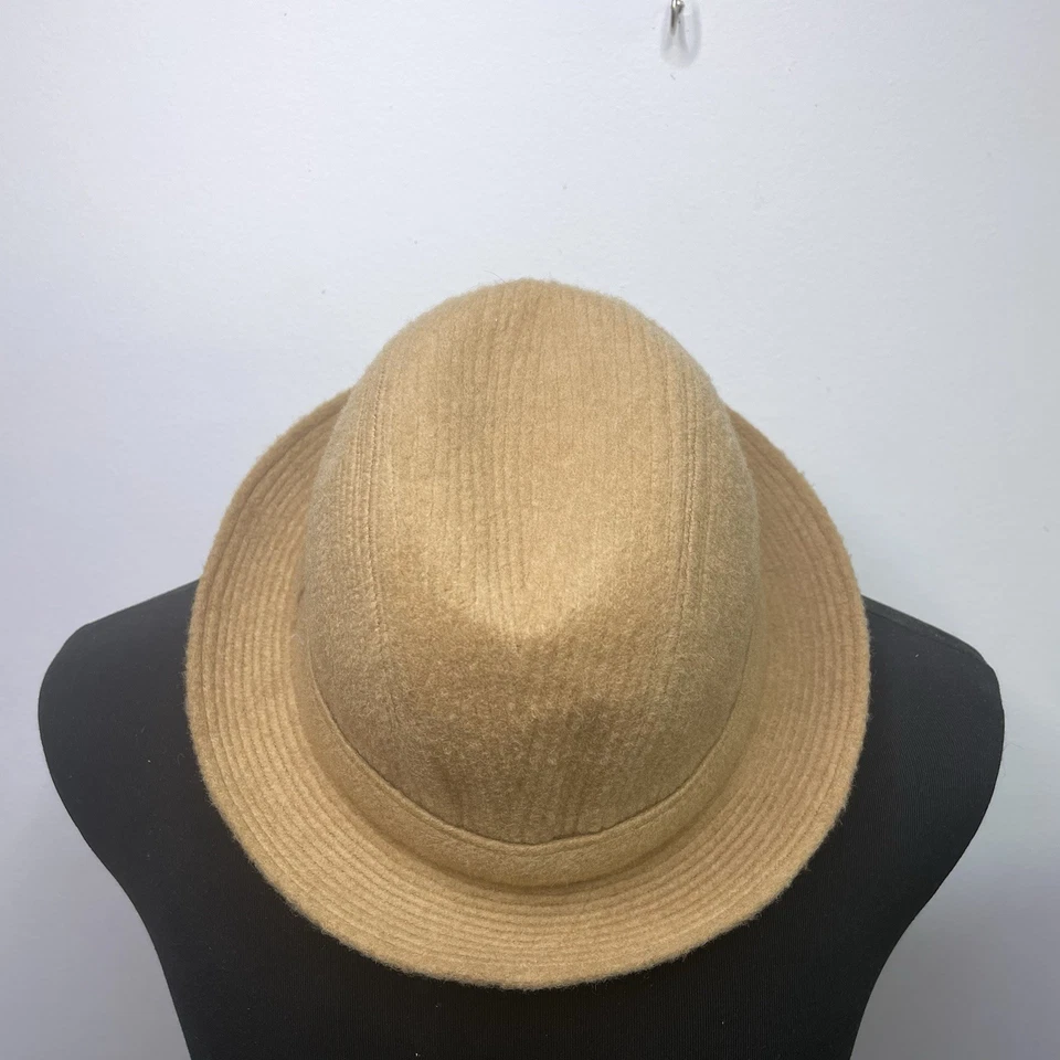 Talla 59 Vintage Chapeaux MOTSCH Pour HERMES Paris 100% Lana Sombrero Beige  Foto 1 de 4