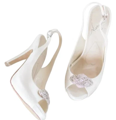 Angela nuran L’amour bridal shoes size 6 - Image 1 of 4