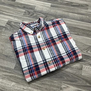 Duluth Trading Co kariertes Button Down Hemd Herren Small Relaxed Fit Baumwolle - Bild 1 von 8