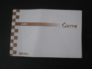 2004 GMC SIERRA OWNERS MANUAL AND SUPPLEMENT BOOKLET INFO OEM - Picture 1 of 4