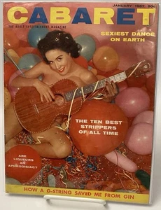 Revista Cabaret Enero 1957 Sexy Pinup Hombres Ficción Hula Martin Y Lewis Jazz - Imagen 1 de 7