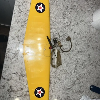 Cox PT-19 Wing with Decals - used with motor w/ string controller  - Image 1 of 4