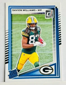 2025 Panini Donruss Rated Rookie - Savion Williams #318 (RC) Packers - Picture 1 of 2