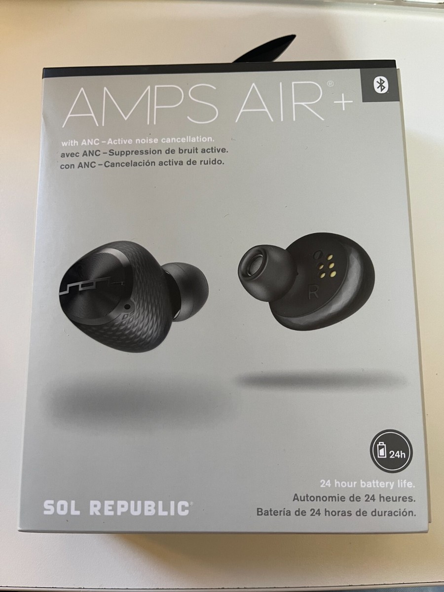 SOL REPUBLIC AMPS AIR PLUS SOL-EP1220BK