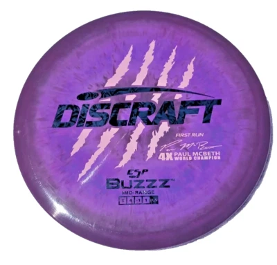 Discraft ESP Swirl Buzzz First Run 4 Claw McBeth Disc Rare Unique 177g+ - Image 1 of 4