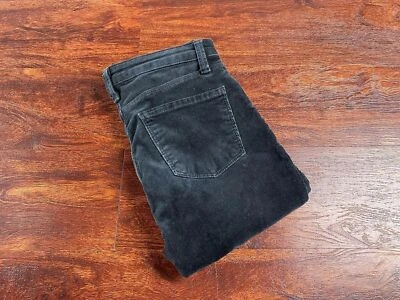 Pantalones de pana negros tiro medio pierna ajustada J Brand talla 24 Foto 1 de 4