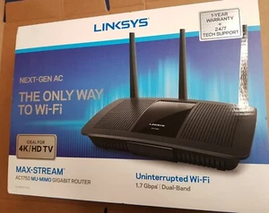 Linksys AC1750 Smart Wi-Fi Router Home Networking, MU-MIMO Dual Band NEW - Picture 1 of 3