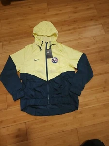 Nike windbraker Medium Men's Blue/Yellow Full-Zip Water-Repellent - Picture 1 of 11