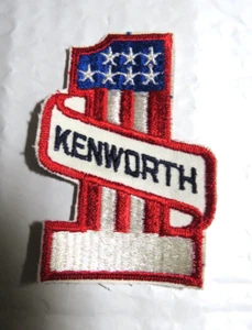 Kenworth Semi Truck Patch _ Vintage KW Patch _ Red White & Blue #1 - Picture 1 of 3