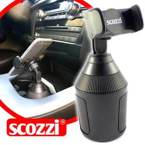 SCOZZI® Handyhalterung Auto Getränkehalter Dosenhalter KFZ Handy Halter - Bild 1 von 12