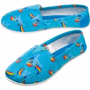SCARPE SLIP-ON DONNA MY LITTLE PONY DA CRUSCOTTO TELA BLU - Foto 1 di 1