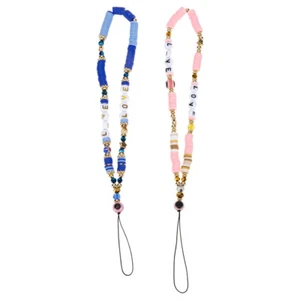 2 Pcs Handykette Mobiltelefonseil Fräulein Handy-Anhänger, Handy-Lanyard - Zdjęcie 1 z 12