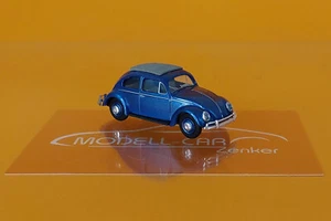 Busch 52996 VW Käfer Ovalfenster Export US-Version, Blaumetallic 1:87 NEU - Picture 1 of 2