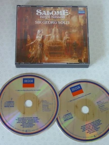 Strauss Salome - Birgit Nilsson Georg Solti Decca 414414-2 West Germany PDO 2 CD - Imagen 1 de 2