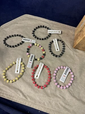 Batman Share Your Adventure Beaded Stretch Bracelet DC Comics Trrtlz NEW - Qty 7 - Image 1 of 4